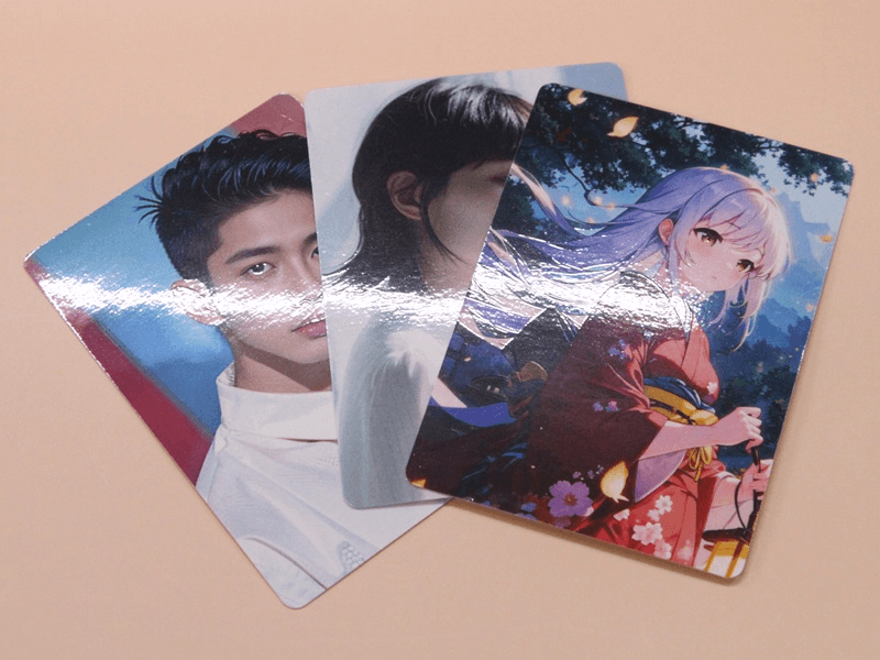 カードにPP加工