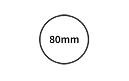 80mm正円形スポッターPOP