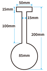 丸型(中)【アーム100mm】