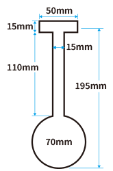 丸型(小)【アーム110mm】