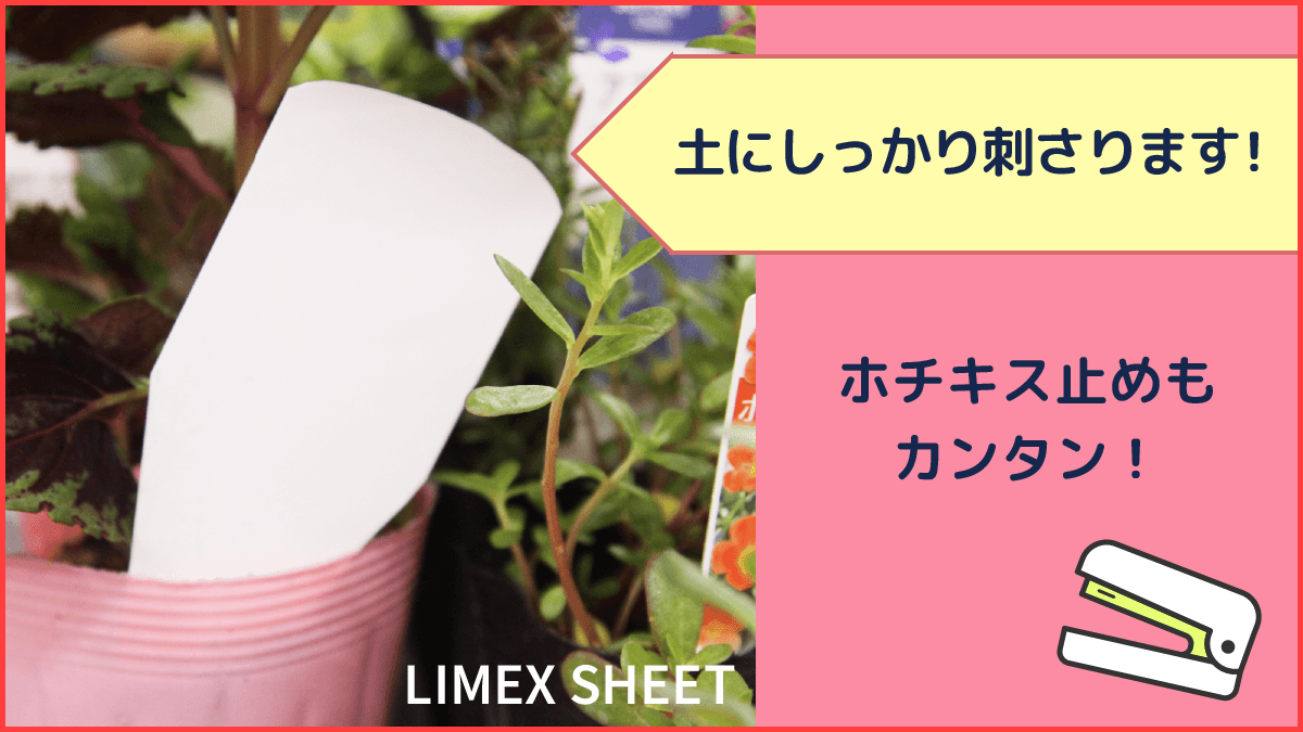 土にしっかり刺さります