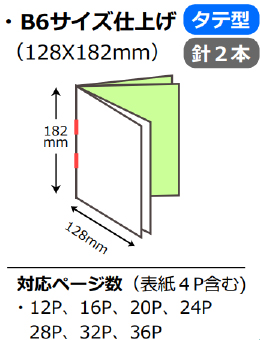 超ミニサイズの豆本（中綴じ）冊子の印刷｜型抜きランド