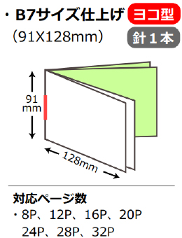 超ミニサイズの豆本（中綴じ）冊子の印刷｜型抜きランド